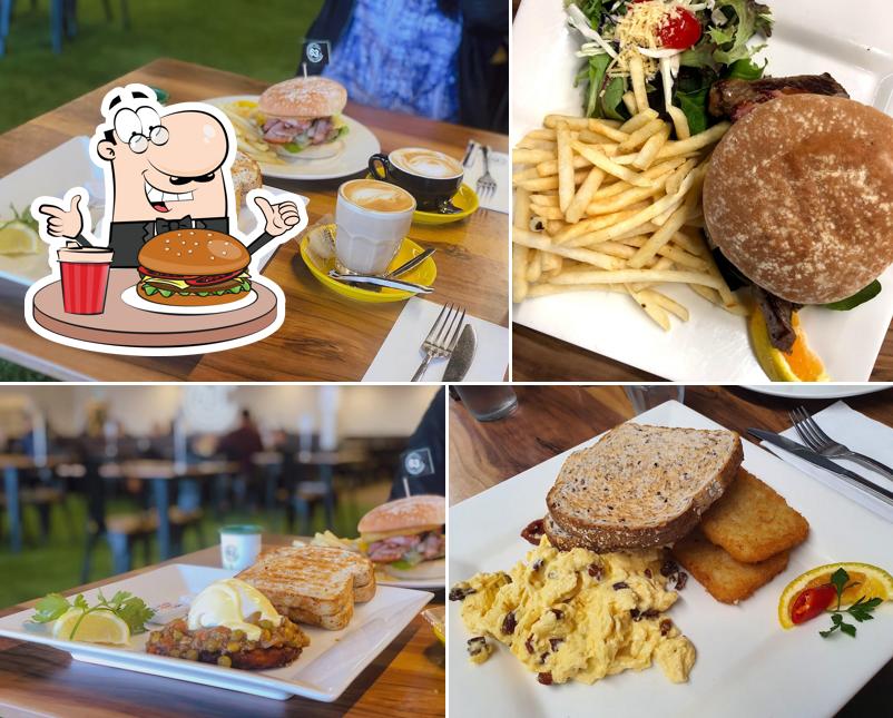 Treat yourself to a burger at Cafe 63 Morayfield