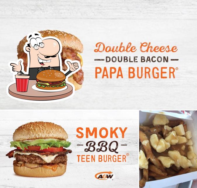 Faites-vous plaisir avec un hamburger à A&W Canada