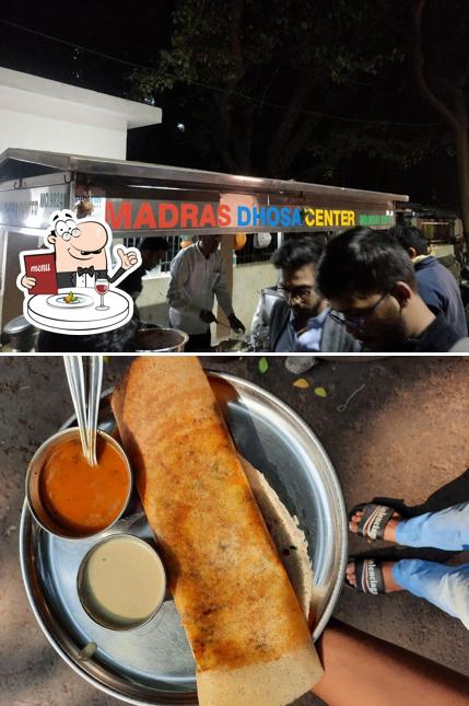 Food at Madras Dhosa Center