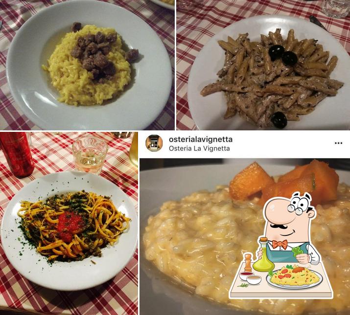 Platti al Osteria La Vignetta