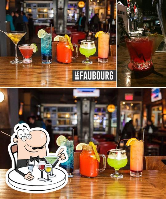 Pub Du Faubourg -Centre Ville- sert des boissons alcoolisées