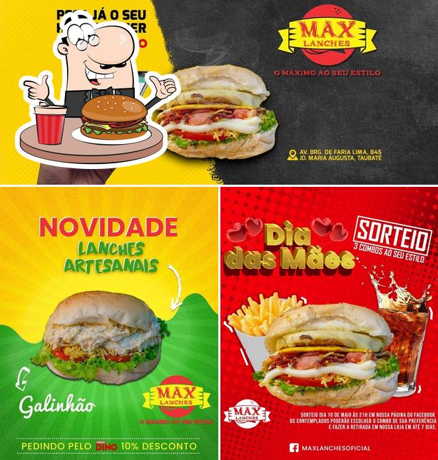 Consiga um hambúrguer no Max Lanches São José dos Campos