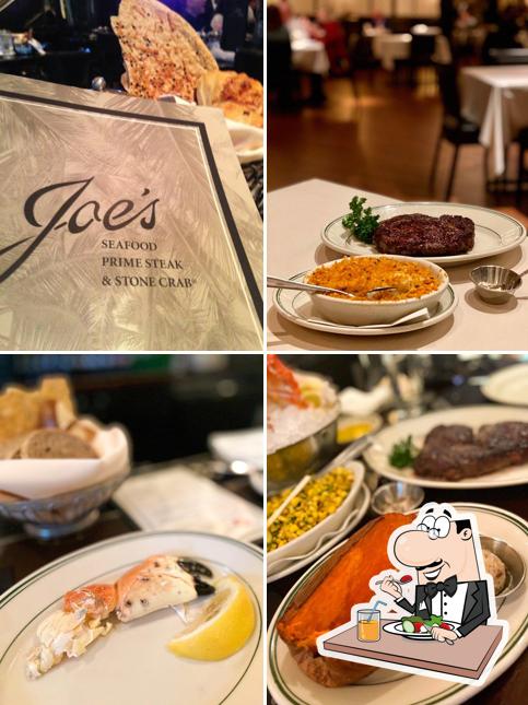 Platos en Joe's Seafood, Prime Steak & Stone Crab