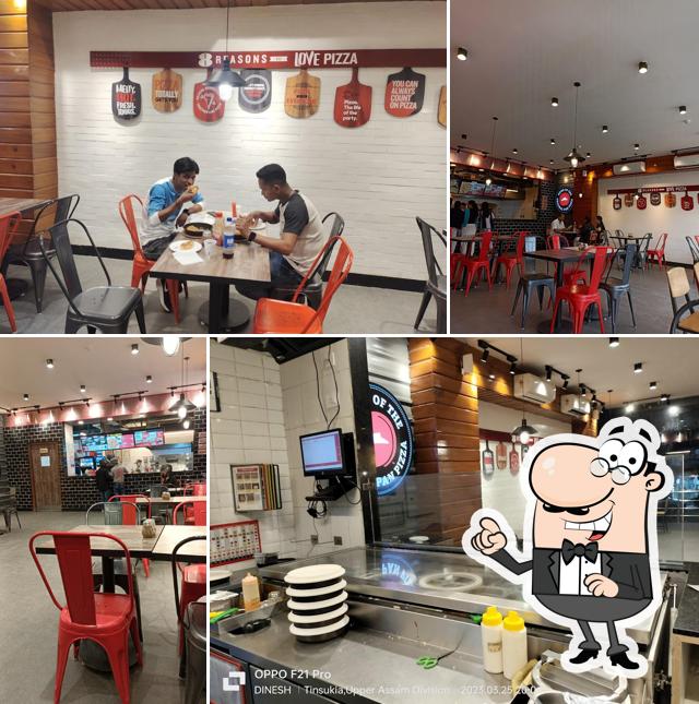 The interior of Pizza Hut