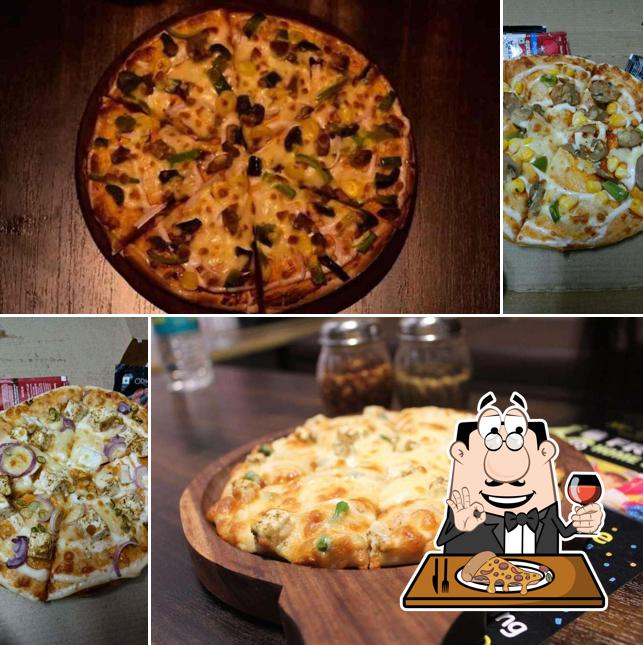 Try out pizza at Mr. Sandwich