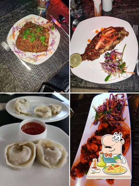 Food at Flaming Dragons Lounge & Nightlife