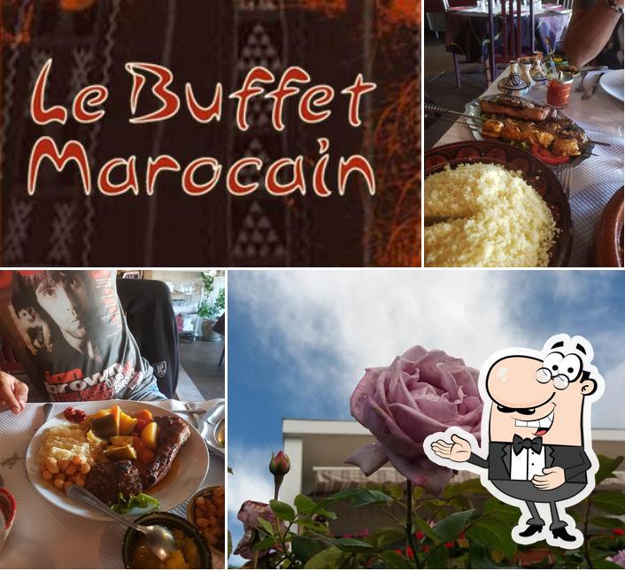 Here's a photo of Le Buffet Marocain