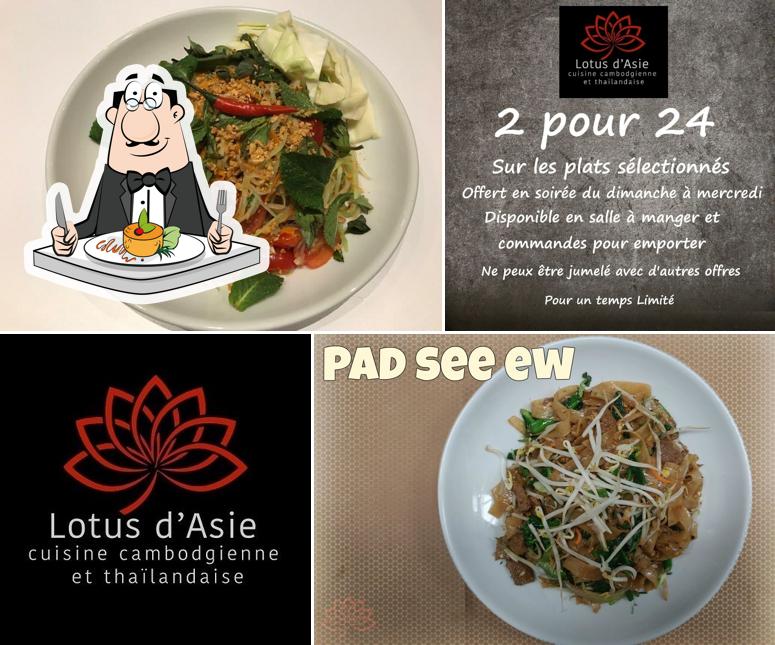 Plats à Restaurant Lotus d'Asie