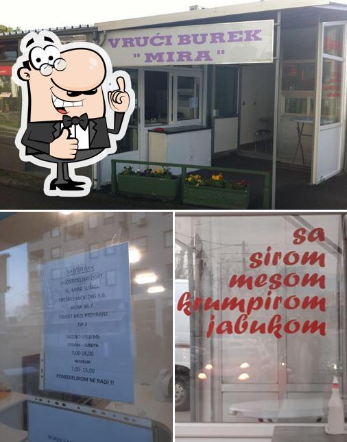 Здесь можно посмотреть изображение ресторана "Vrući Burek "Mira""