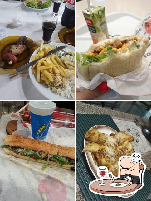 Platos en Subway