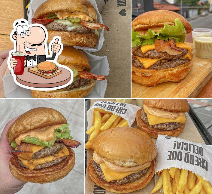 Os hambúrgueres do Brayan Burger Beira Mar irão saciar diferentes gostos