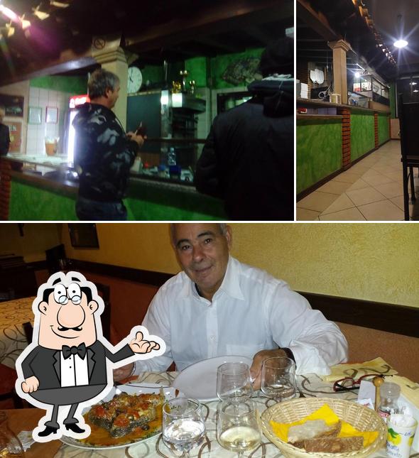 Dai un’occhiata alla foto che raffigura la interni e bancone da bar di OLIMPO - Pizzeria Medda Gianni