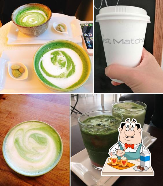 Just Matcha Tea Shop offre une variété de boissons