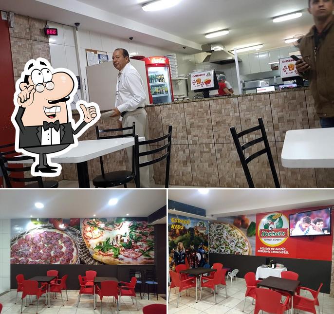 O interior do Nathely Pizzaria - Núcleo Bandeirante