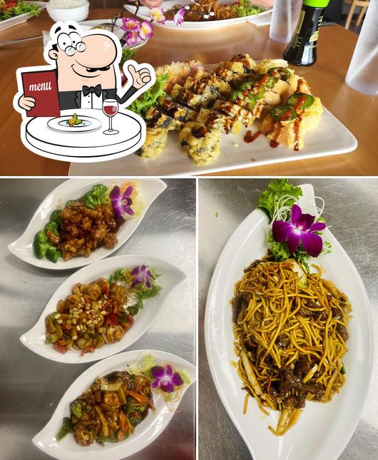 Food at OC Chopsticks Asian Bistro