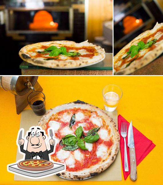 Scegli una pizza a Ristorante La Fornarina