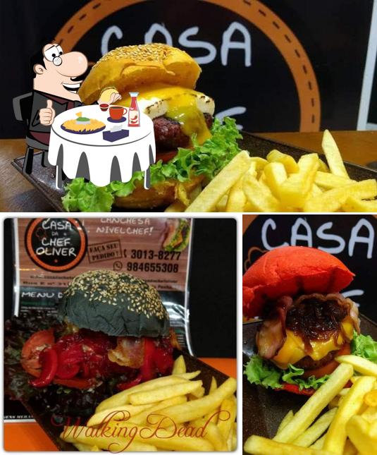 Casa da Chef Oliver’s burgers will suit a variety of tastes