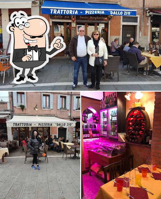 Gli interni di Trattoria Dallo Zio