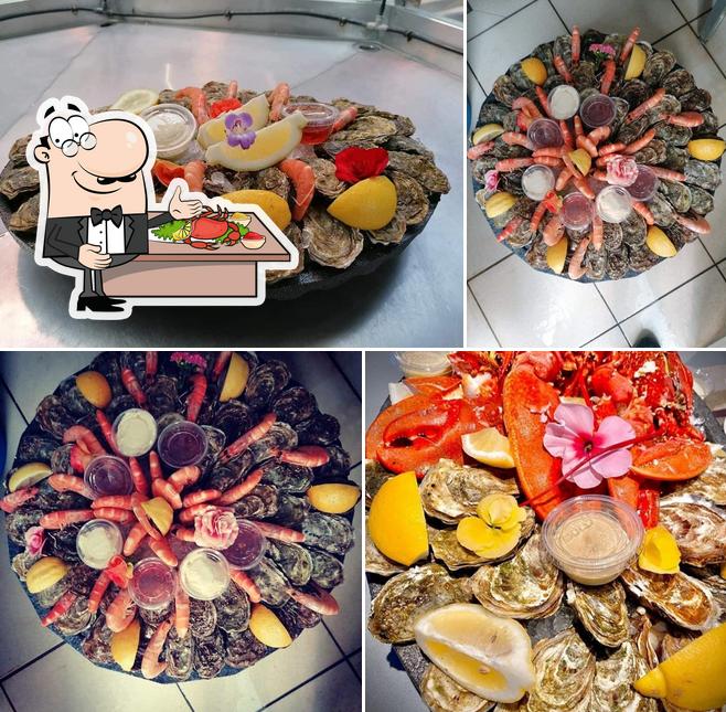 Choisissez de nombreux plats à base de fruits de mer disponibles à La Mer à Boire