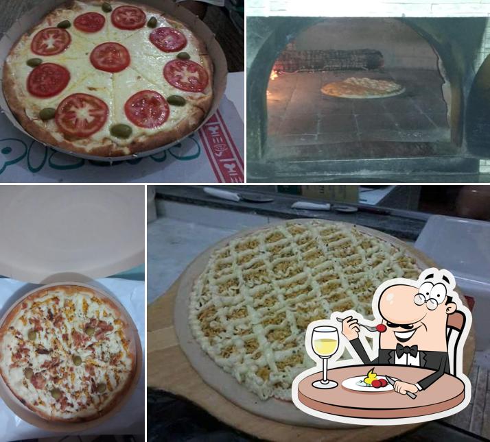 Comida em Pizzaria União