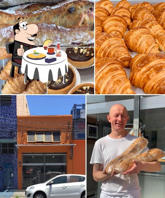 Peça um hambúrguer no Chez Marc - Boulangerie Francesa