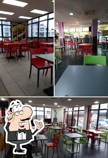 L'intérieur de Burger City
