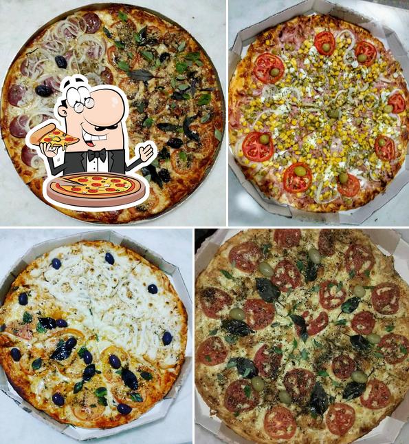 Experimente diferentes variedades de pizza