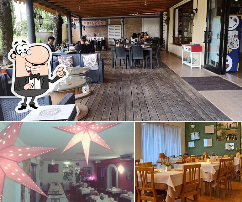 Gli interni di Locanda La Lanterna Ristorante Pizzeria