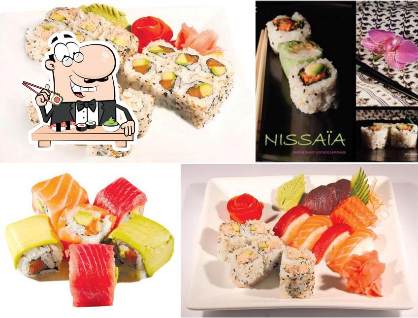 Les sushi sont disponibles à Nissaïa