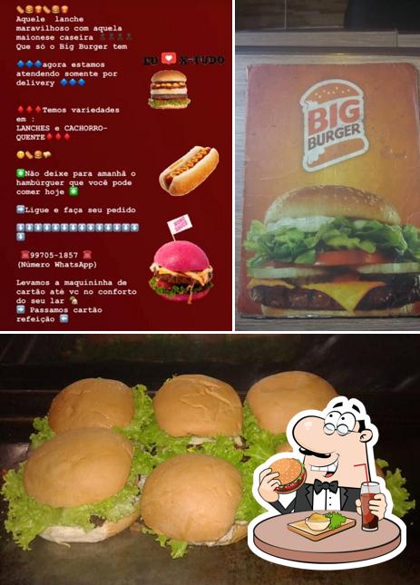 Hambúrguer em Big Burger Ilha Solteira