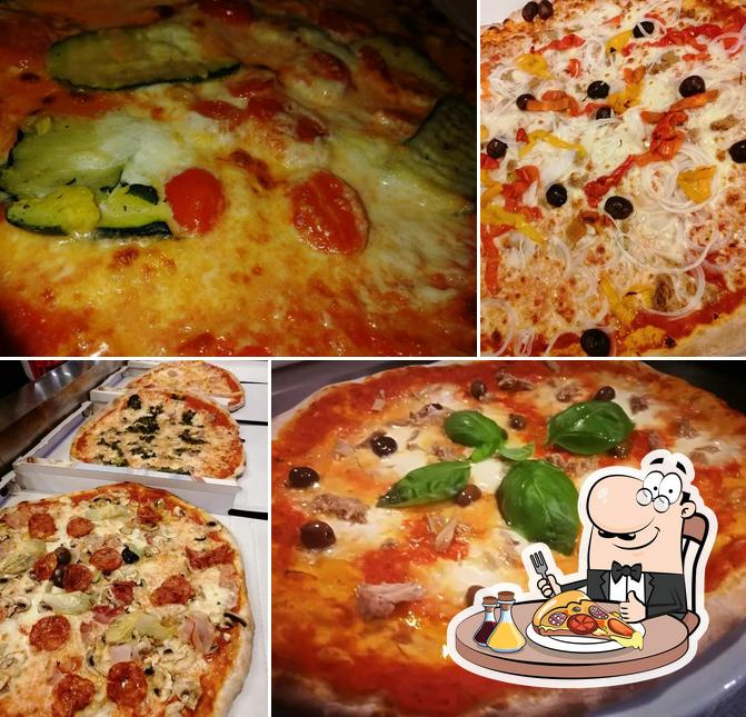 Kostet diverse Variationen von Pizza