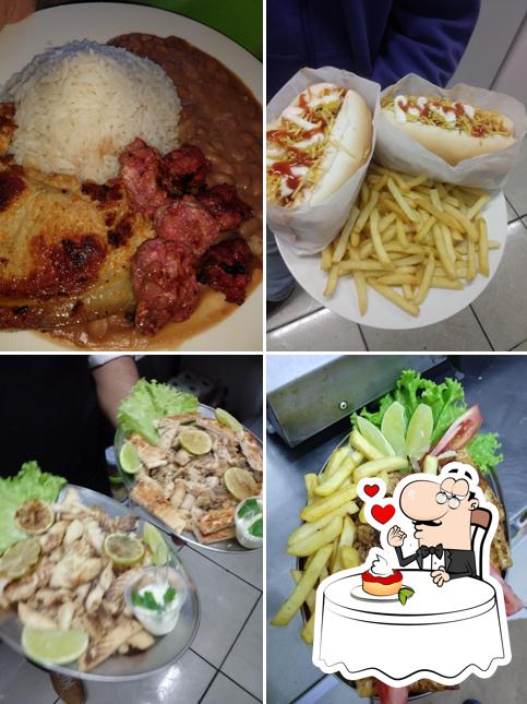 Five Lanches E Porções provê uma escolha de sobremesas