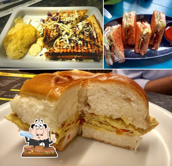 Order a sandwich at Cafe Deccan