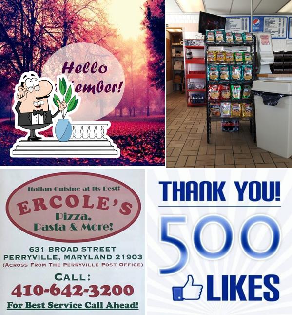 Check out how Ercole’s Pizza looks outside