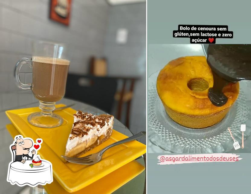 Cafeteria e Açaíteria Asgard provê uma escolha de pratos doces