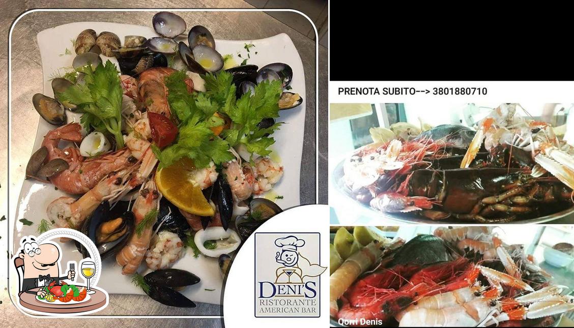 Scegli tra i vari pasti di mare offerti a Deni's Ristorante American Bar