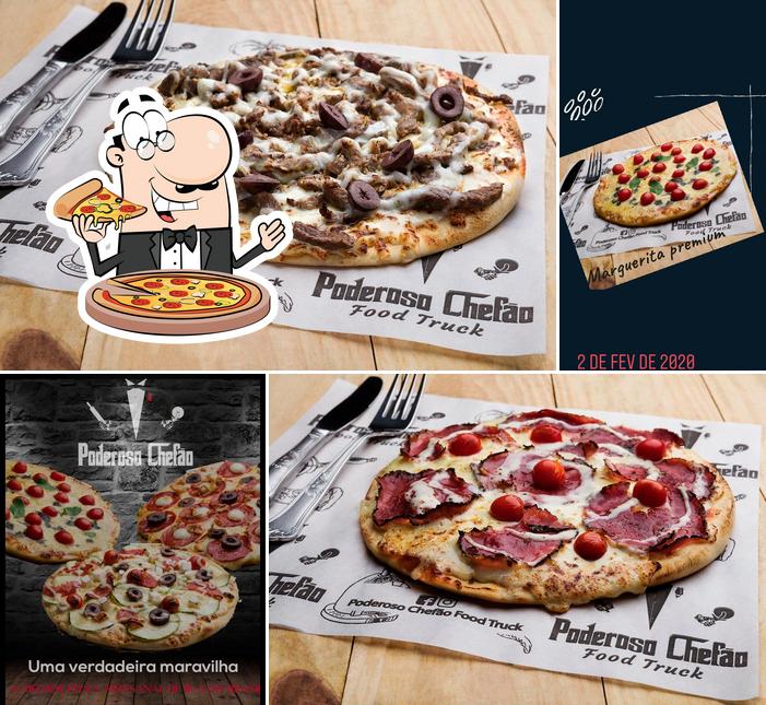 Закажите пиццу в "Poderoso Chefão Pizzaria"