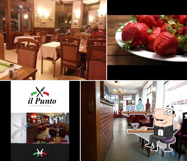 The interior of Il Punto