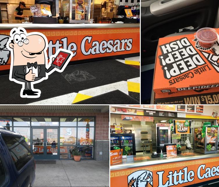 Look at the pic of Little Caesars Pizza