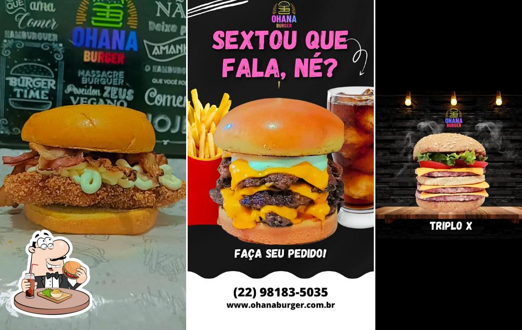 Hambúrguer em OHANA BURGUER CABO FRIO