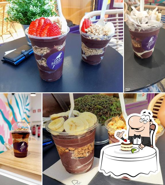 Oakberry Açaí Lisboa - Alvalade provê uma variedade de pratos doces