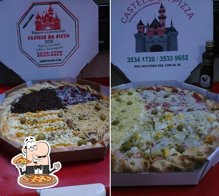 Peça pizza no Castelo Da Pizza Pizzaria & Lanchonete