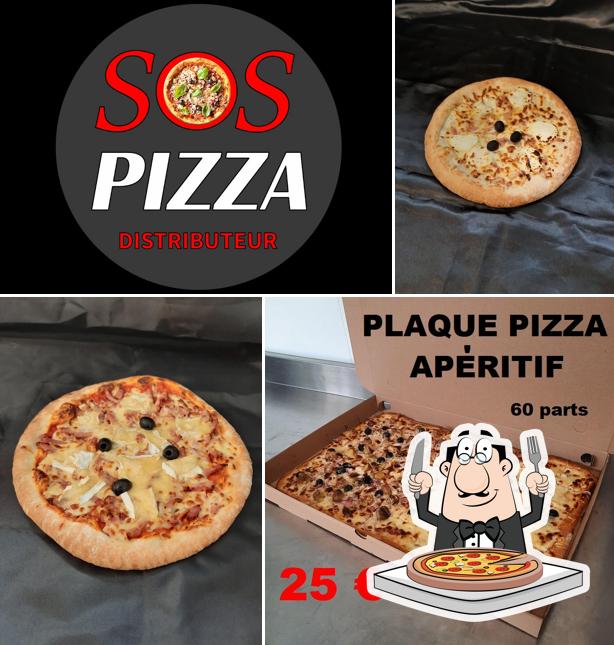 Choisissez des pizzas à SOS PIZZA