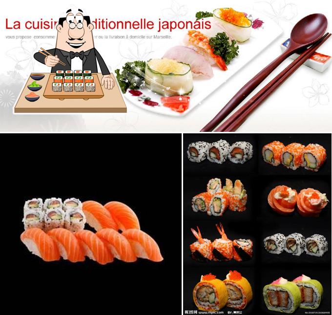 Choisissez de nombreuses options de sushi