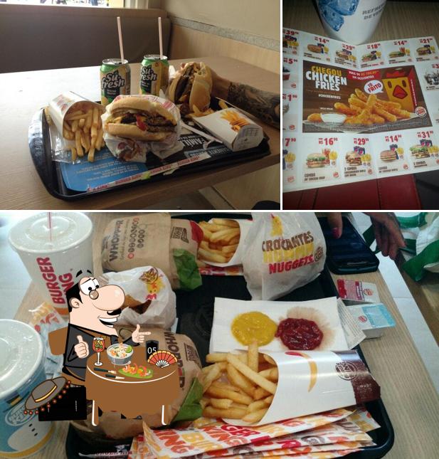 Comida em Burger King