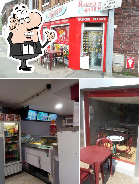 L'intérieur de Kebab du Cailly