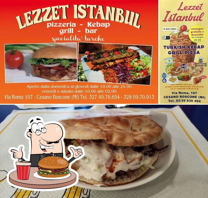 Prova un hamburger a Lezzet Istanbul Cesano boscone