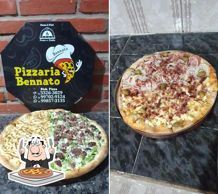 No Pizzaria Bennato, você pode pedir pizza