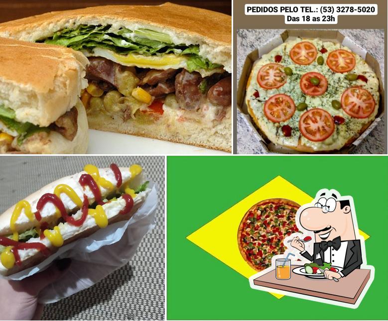 Comida em Red's Burger Lanches