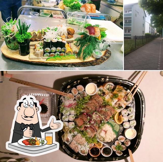 Las imágenes de comida y exterior en Yumi Sushi Berlin